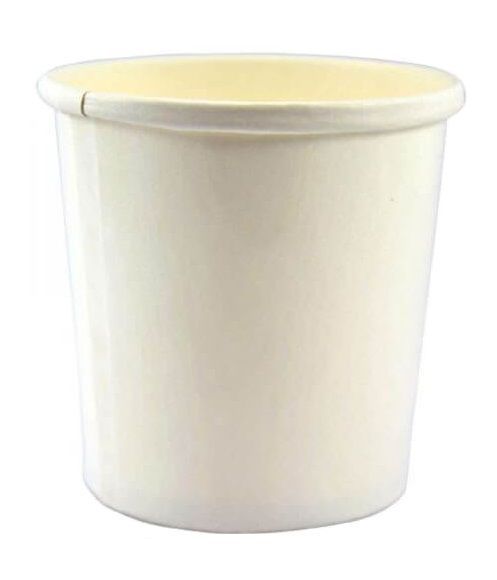 Pot carton blanc 237cc - Carton de 500