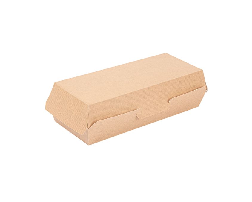 Boite pour PANINI en carton Kraft 27x12x7cm – Colis de 300