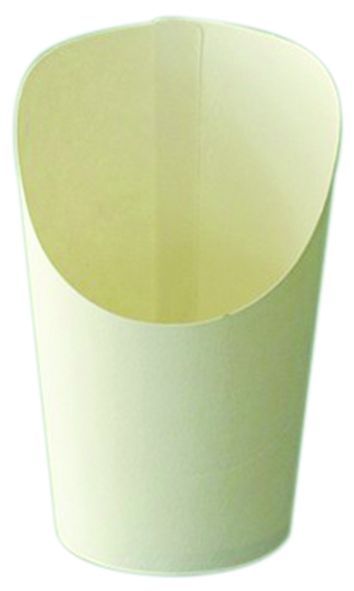 Pot WRAP en carton BLANC 165CC- 84mm de diamètre et 120mm hauteur - Colis de 1000