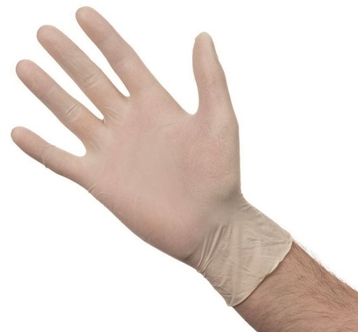 Gants latex non poudré – Boite de 100 - Carton de 10 boites